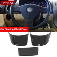 HOTWIND 1Pc/2Pcs/3Pcs Car Steering Wheel Decoration Cover Trim Sticker Fit for Volkswagen VW Golf 5 MK5 Passat B6 Jetta Tiguan 2007-2011 Accessories B1Z7