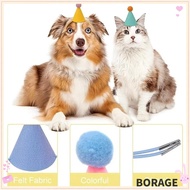 BORAG Mini Party Hats, 6pcs Set Colorful Cone Hats,  Lightweight Party Hats Birthday