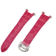 Unused Cartier Genuine D-Buckle Belt WSPA0021 for Pasha de Cartier Watch, Crocodile/Stainless Steel,