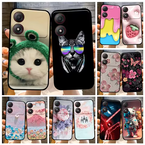 For ZTE Blade A34 Case A54 A31 Plus A33s A51 A53 Pro Soft Silicone TPU Cover For ZTE Blade A73 4G 5G