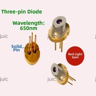 JUIC DIY High Power Burning Infrared, 5mW 7mW 10mW Tripod Red Laser Head Diode Module, Lab 650nm Met