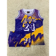 Basketball Jersey Lakers Team Number 24 Name Bryant Shirt + Pants
