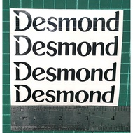 'Desmond' rim sticker (Regamaster EVO II)
