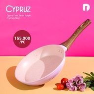 Cypruz Color Series Purple Fry Pan 20 Cm, Casserole pan 20cm, Sauce pan 18cm