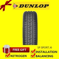 Dunlop Sp Sport J6 tyre tayar tire(With Installation) 155/70R12 165/60R13 175/70R13 165/60R14 165/55R14 175/65R14 85/60R14 185/65R14 185/70R14 175/50R15 185/60R15 185/65R15 195/60R15 195/65R15 205/65R15