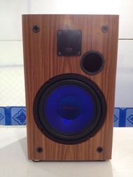 ตู้ลำโพงสีลายไม้ 2 ทาง Woofer Tweeter เสียงเบส แหลม Woofer ใช้ดอกลำโพง DECCON 8 นิ้ว Tweeter ใช้ดอกแ