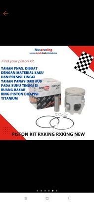 Piston kit RX King RX king New Tersedis Size ukuran Std 025 050 075 100Superspeed Thailand Racing