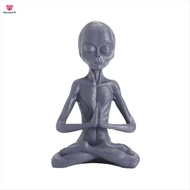 Ornaments Desk Topper Yoga Meditation Statue  Figurine Statue  Shelf Sitters Meditation Garden Statu