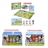 Bluey Bluey and Friends Bluey and Friends Doll Toys Family 4-Piece Set Figure Model Decoration