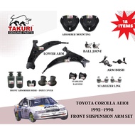 Takuri Lower Arm Control Arm Set for Toyota AE101 / AE111 Front Left & Right