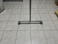 ราวตากผ้า 2 ชั้น ท่อเหล็กประปา 6 หุน(3/4 นิ้ว) ขนาดยาว 1.5 เมตร x สูง 2 เมตร กว้าง 0.5 เมตร