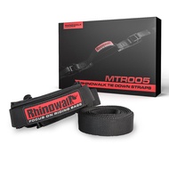 RhinowalK รถจักรยานยนต์ Cargo เชือกสายรัดกระเป๋าเดินทาง 2.5M หัวเข็มขัดสายรัดยึดกระเป๋า Moto สายรัดเ