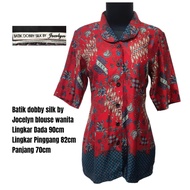 Batik dobby silk by Jocelyn women's blouse
