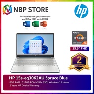 HP Laptop 15s-eq3062AU 15.6'' FHD Spruce Blue ( Ryzen 5 5625U, 8GB, 512GB SSD, ATI, W11, HS )