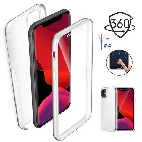 360 Full Protective PC+Silicone Case For Huawei P Smart 2021 Y7P Honor 9C 9X 8A 8X 20S 10i POT-LX1 L