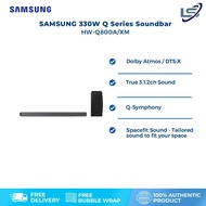SAMSUNG 330W Soundbar HW-Q800A/XM | Dolby Atmos & DTS:X | True 3.1.2ch Sound | Q-Symphony | Spacefit