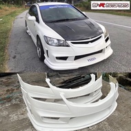 (NEW) FRP FRONT BUMPER FEELS HONDA CIVIC FD TYPE R (NO UPPER GRILLE)