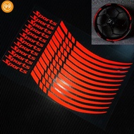 9S  Motorcycle  Wheel Rim Stripe Wheel Decal Tape Sticker 18-21 Inch Sport