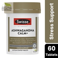 [CLEARANCE Expiry: 12/2025] Swisse Ultiboost Ashwagandha Calm+ 60 Tablets