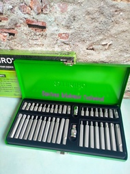 TEKIRO 42 PCS SET Star Hex Spline Socket Sock Sok Bit L Bintang 42pcs