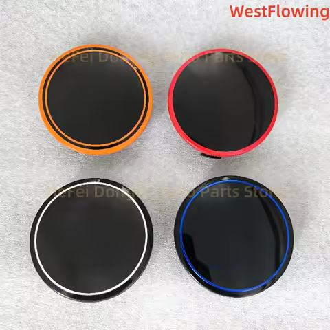 4 Pcs 75 MM Wheel Hub Center Caps For Mercedes-Benz Brabus Rims Red Yellow Blue White Words