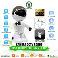 Smart IP Camera CCTV Robot Wifi Wireless Kamera 2MP Full HD 1080p Motion Detection Auto Tracking 360