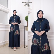 Baju Gamis Bordir Katun Toyobo Terbaru Kualitas Premium Gamis Malaysia