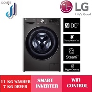 LG 11/7kg Front Load Washer Dryer with AI Direct Drive™ and Steam+™ FV1411H3B
