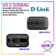 D-Link DWR-932C E1 4G LTE Wireless Hotspot Wifi |DWR-932 D3 4G LTE Portable MiFi Wireless Modem WiFi Router