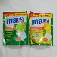 MAMA lemon 430 ml-MAMA LEMON reff 430ml-Mama Lemon Extra Clean Lemon & Daun Mint / Mama Lemon Pouch