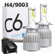 MUZIZHI1 C6 LED Headlight Bulbs H4/H11 36W 6000K White Light IP68 Waterproof for Honda/KTM/BMW/Vespa