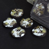 Winter Bases Round 40mm(x5) Gamers Grass