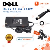 240W DELL Laptop Charger 19.5V 12.3A for Precision Y047M Y044M 6RTIJ 450-18931 U896K 7.4mm x 5.0mm