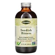 Flora, Swedish Bitters, Alcohol-Free, 3.4 fl oz (100 ml) / 8.5 fl oz (250 ml)