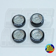 TG Racing 4Pcs Metal Rims Star Shadped 22mm off 2.5