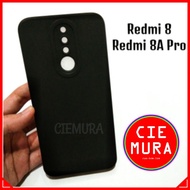 Case Hitam Polos Redmi 8 / Redmi 8 Pro / Redmi 8a Softcase Black Matte Slim Silikon HP - CIEMURA