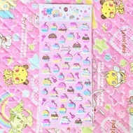 Heisei Retro Cupcake Puffy Sticker Sheet