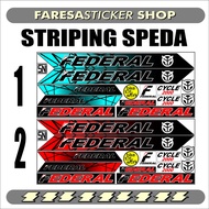 FEDERAL BIKE STRIPING STICKER