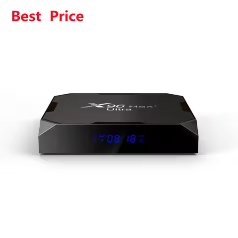 5pcs Lot X96 MAX PLUS ULTRA AMLOGIC S905x4 Quad CORE 4GB RAM 32GB 64GB ROM 2.4G/5GHZ Dual Wifi 100m 
