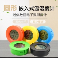 Round Electronic Thermohygrometer Reptile Embedded Electronic Thermohygrometer Acrylic Box Climbing 