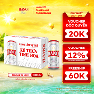 Thùng 24 lon Bia Hanoi Premium - HABECO (330ml/lon)