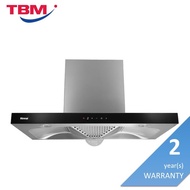 [Klang Valley Delivery Only] Rinnai RH-C1319-SSW Chimney Hood 90CM 1200M3/HR Suction Power LED Touch
