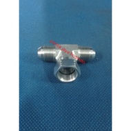 ADAFTOR TEE DOUBLE NIPPLE NEPEL 3/4 MJ X 3/4 NJ X 3/4 MJ