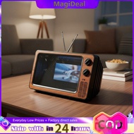 magideal Decorative Display Piece Retro TV Screen Magnifier Portable TV Design Phone Amplifier for D
