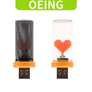 OEING USB LED Atmosphere Light Love Neon Pink Desktop Creative Night Light Atmosphere Light 5V 0.5W