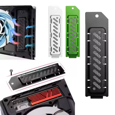 Aluminum Alloy SSD Heatsink Dust Cover with Breathable Holes for PS5 Slim M2 NVMe 2280 SSD Expansion