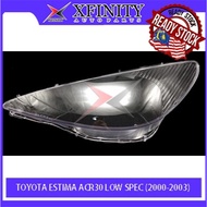 TOYOTA ESTIMA ACR30 LOW SPEC 00 01 02 03 HEADLAMP COVER / HEADLIGHT COVER / HEADLAMP LENS / HEADLIGH