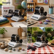 Tooyful Rock Tumbler Tool Mineralogy and Geology Enthusiasts Children DIY Electric Gemstone Grinder 