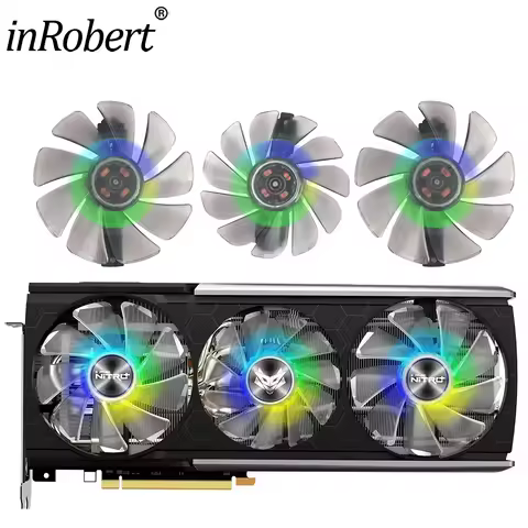 95mm FD10015M12D 85mm FDC10H12D9-C Cooler Fan For Sapphire RX 5700 XT 8GB NITRO+ Special Edition Gra