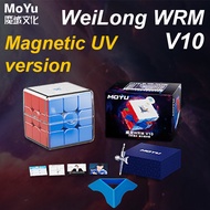 DEFIO MOYU WEILONG WRM ลูกบาศก์มายากลแม่เหล็ก V10 Maglev Speedcube 3X3 Professional 3 × 3เกมส์ประลอง